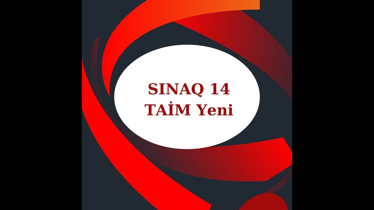TAIM SINAQ 14 Ingilis dili yeni toplu #miq #sertifikasiya #ingilisdili @sevdakocharli
