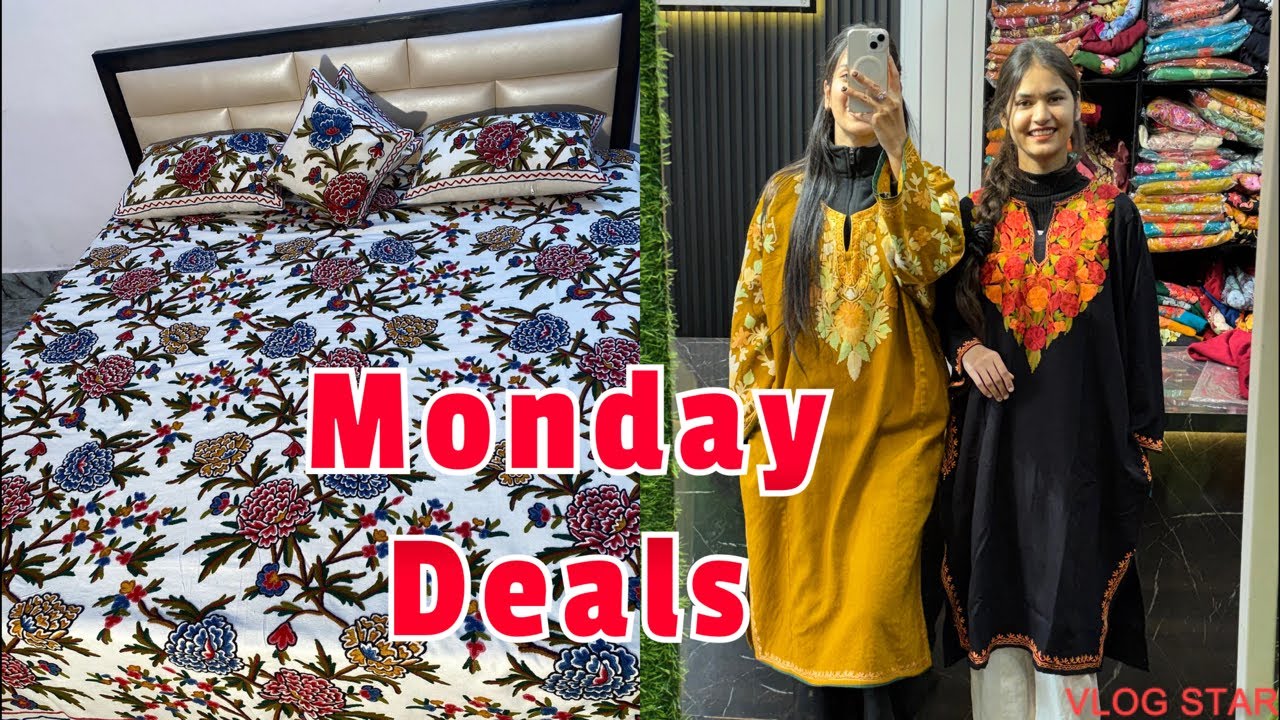 LIVE | DEAL ON CREWEL KASHMIRI BED COVERS AND PHERANS
