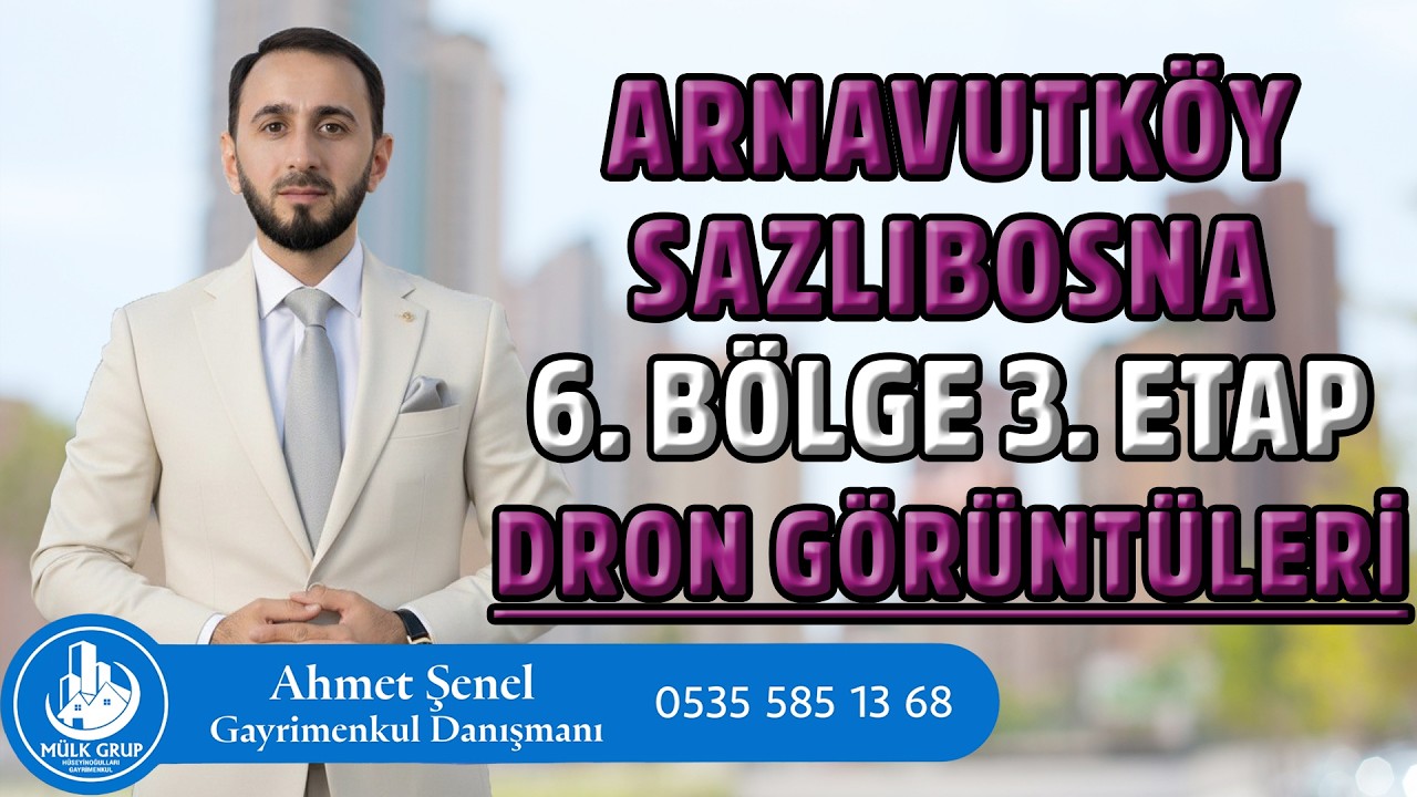 TOKİ Arnavutköy Sazlıbosna 6. Bölge | 3. Etap Dron Görüntüleri