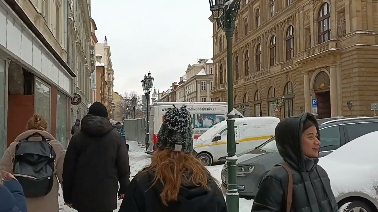 Sníh v Praze /Snow in Prague 09.01.2026