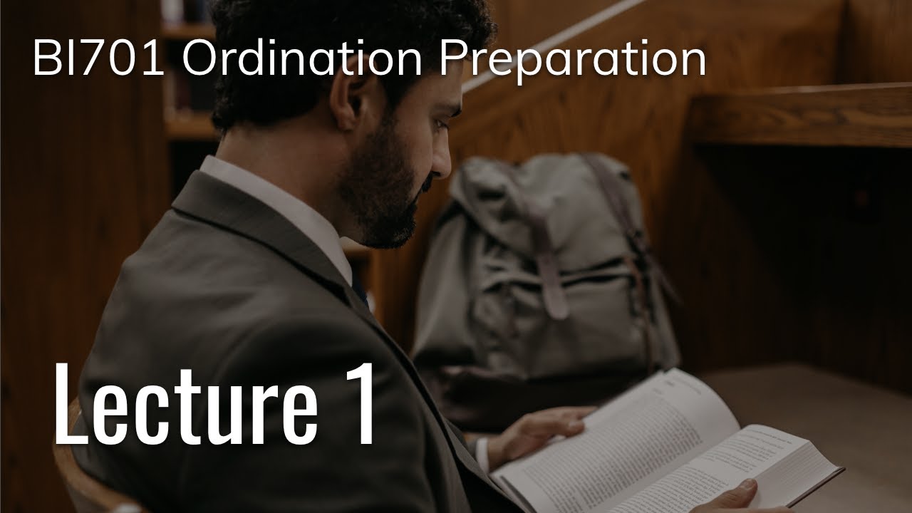 BI701 Ordination Preparation - Lecture 1 | Patrick Slyman