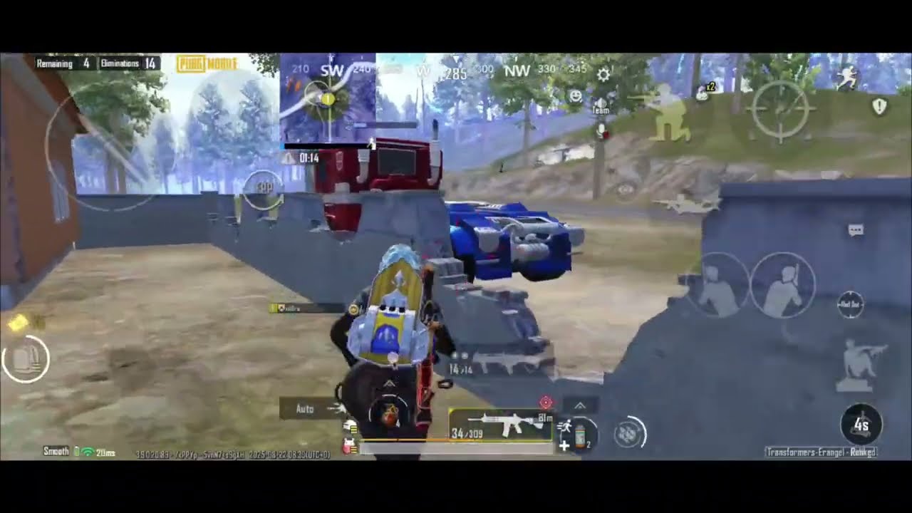 PUBG MOBILE | GRAPHICS :Smooth/ Extreme | DEVICE: Itel RS4 🔥🥵