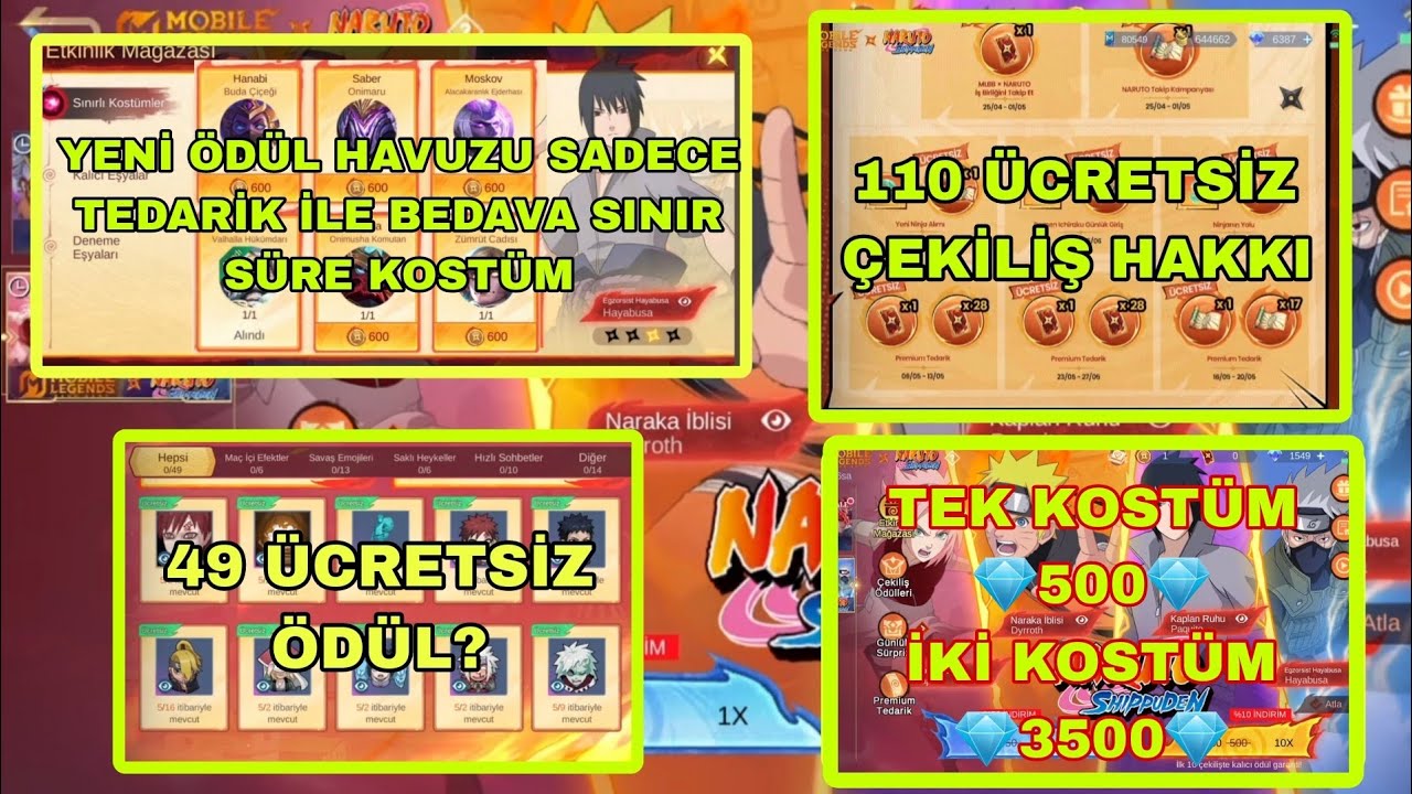 110 ÜCRETSİZ ÇEKİLİŞ ÖDÜL HAVUZU DEGİŞTİ NARUTO ETKİNLİĞİ KİMSENİN BİLMEDİKLERİ