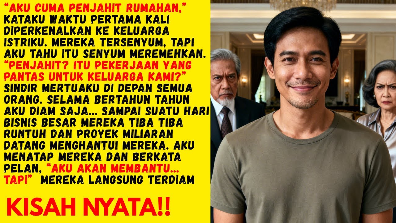 AKU DIREMEHKAN MERTUA KARENA PROFESIKU HANYA TUKANG JAHIT, NAMUN KETIKA PERUSAHAAN MEREKA BANGKRUT