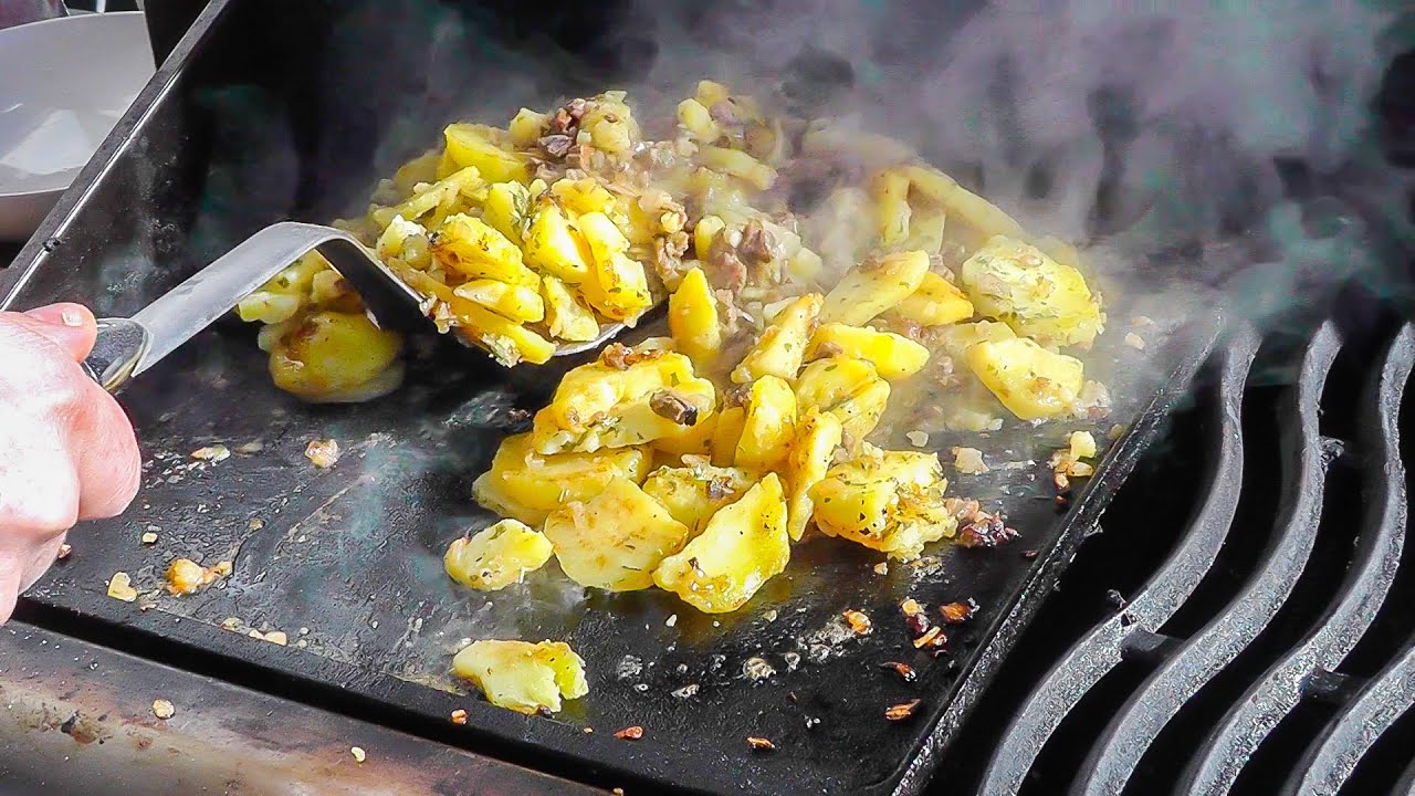 Tiroler Gr&ouml;stl vom Gasgrill
