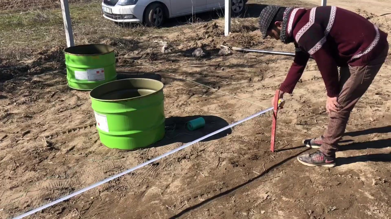 Tarlaya Tel Çekiyoruz. Tel Nasıl Çekilir ? 2