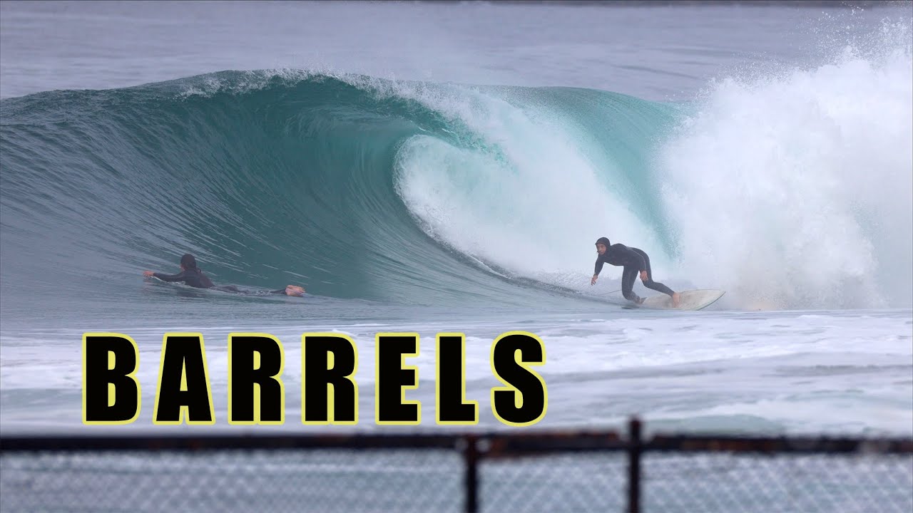 Surfing fast barrels: Raw Clips