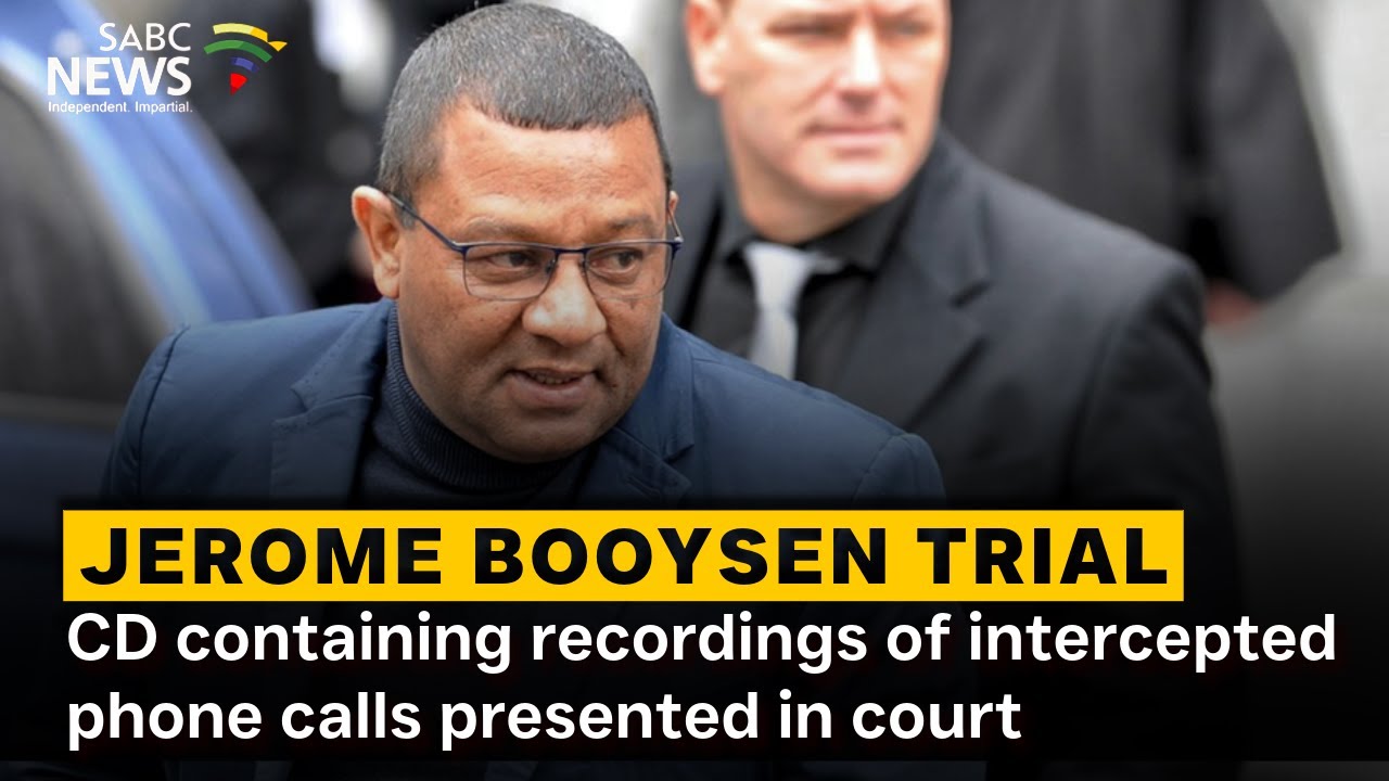 Jerome Booysen trial | CD containing recordings of intercepted phone calls presented in court