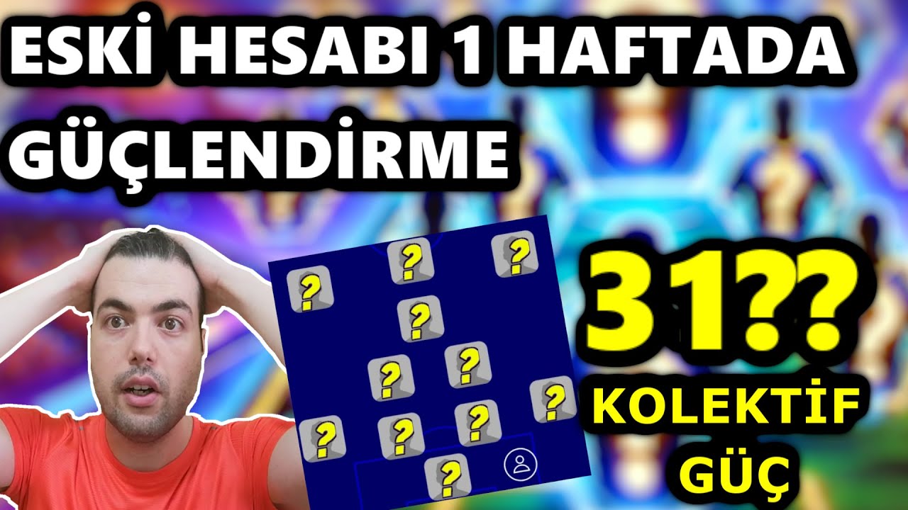 ESKİ HESABI 1 HAFTADA GÜÇLENDİRME🔥10 EPİC 4 SHOW TİME OYUNCU😲31?? KOLEKTİF GÜÇ eFootball 2025 Mobile