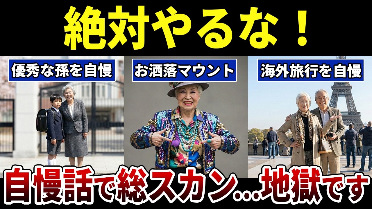 【地獄】悪気はないのに…「自慢話」でご近所から孤立！悲惨すぎる末路 シニア口コミ紹介します