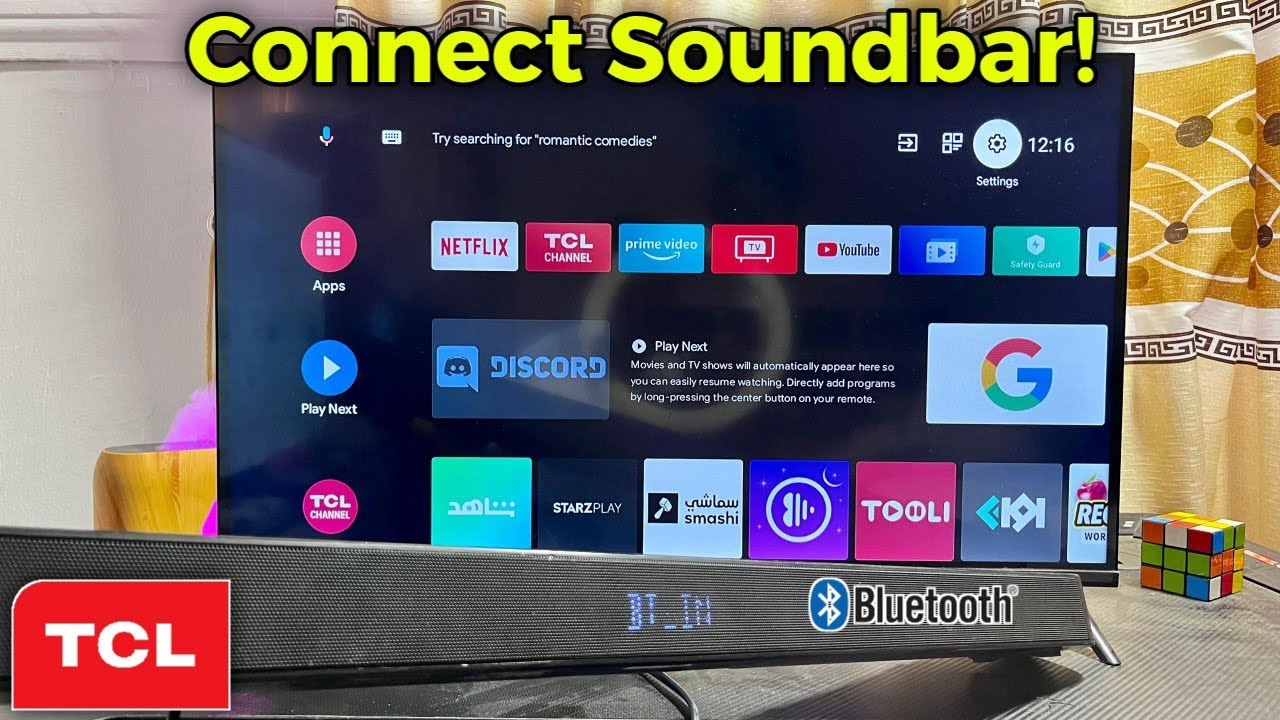 How to Connect Soundbar to TCL Smart TV Using Bluetooth