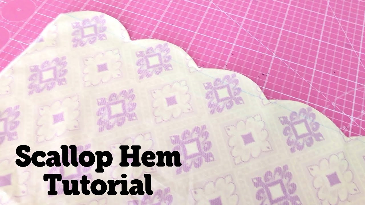 How to Sew Scallop Hem | Hemming with Scallop