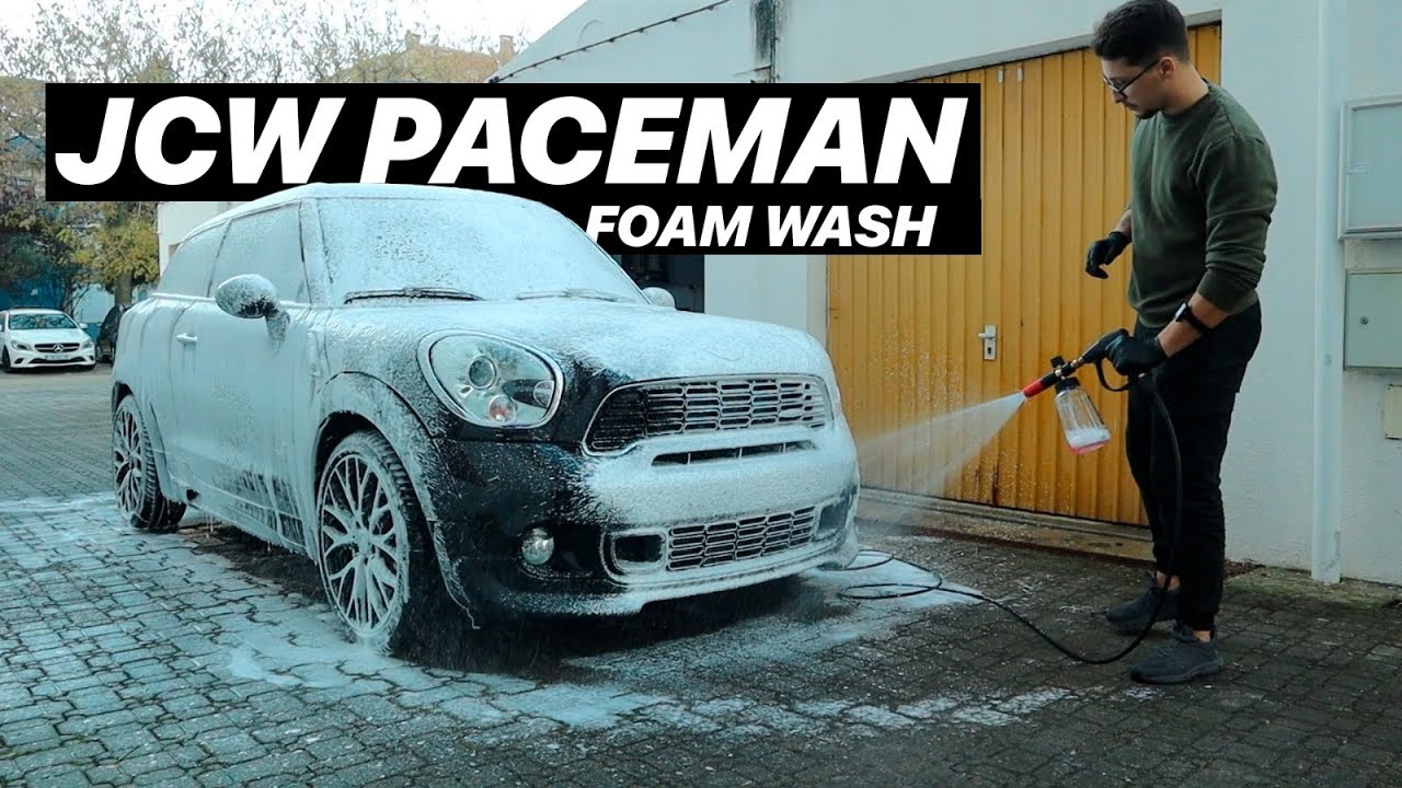 MINI JCW PACEMAN - Exterior Foam Wash ASMR