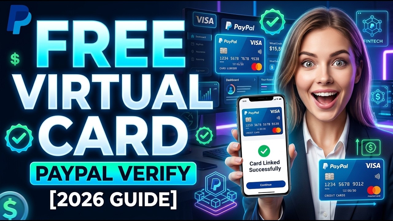 How to Get a Free Virtual Credit Card for PayPal Verification [2026 Full Guide]