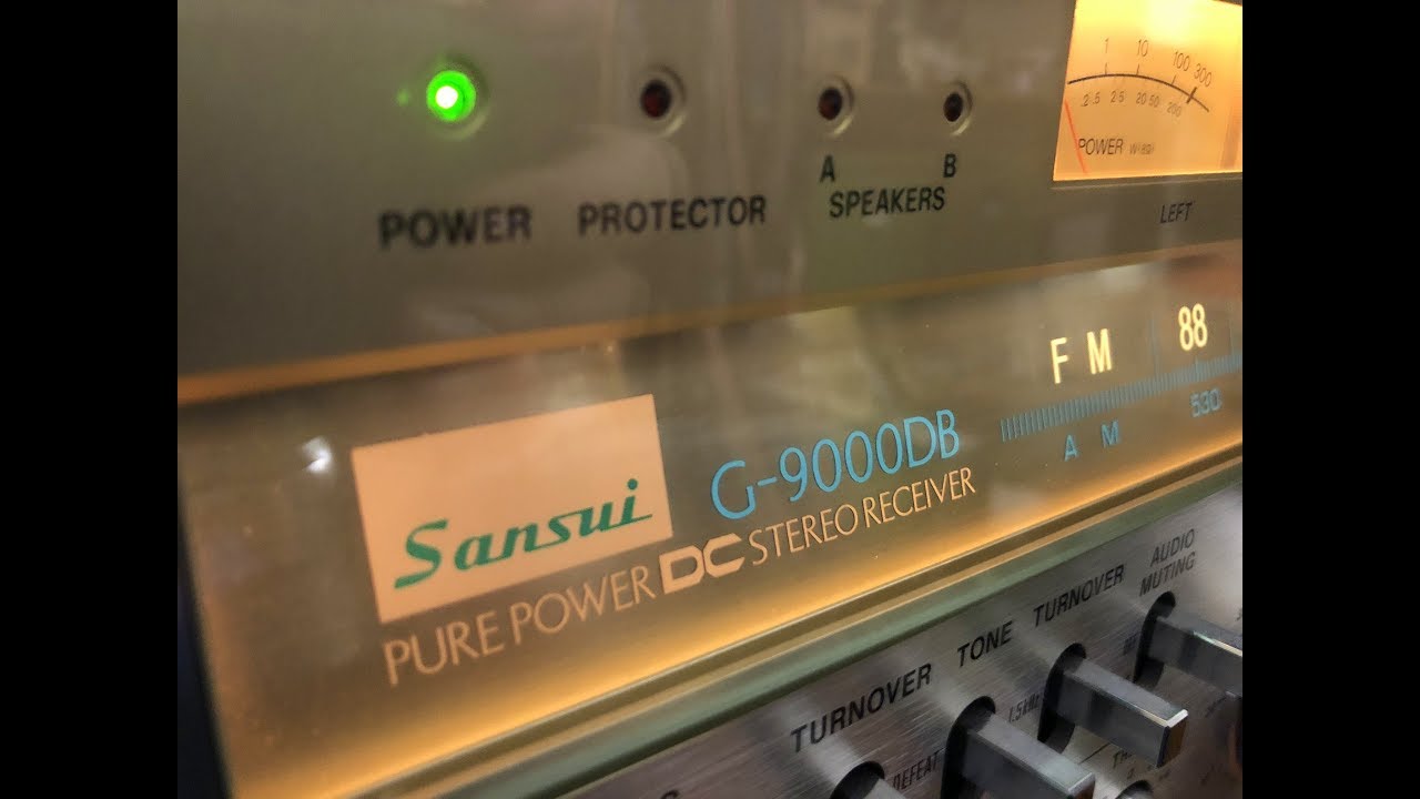 Epic Sansui G-9000DB Monster Receiver Repair & Overhaul