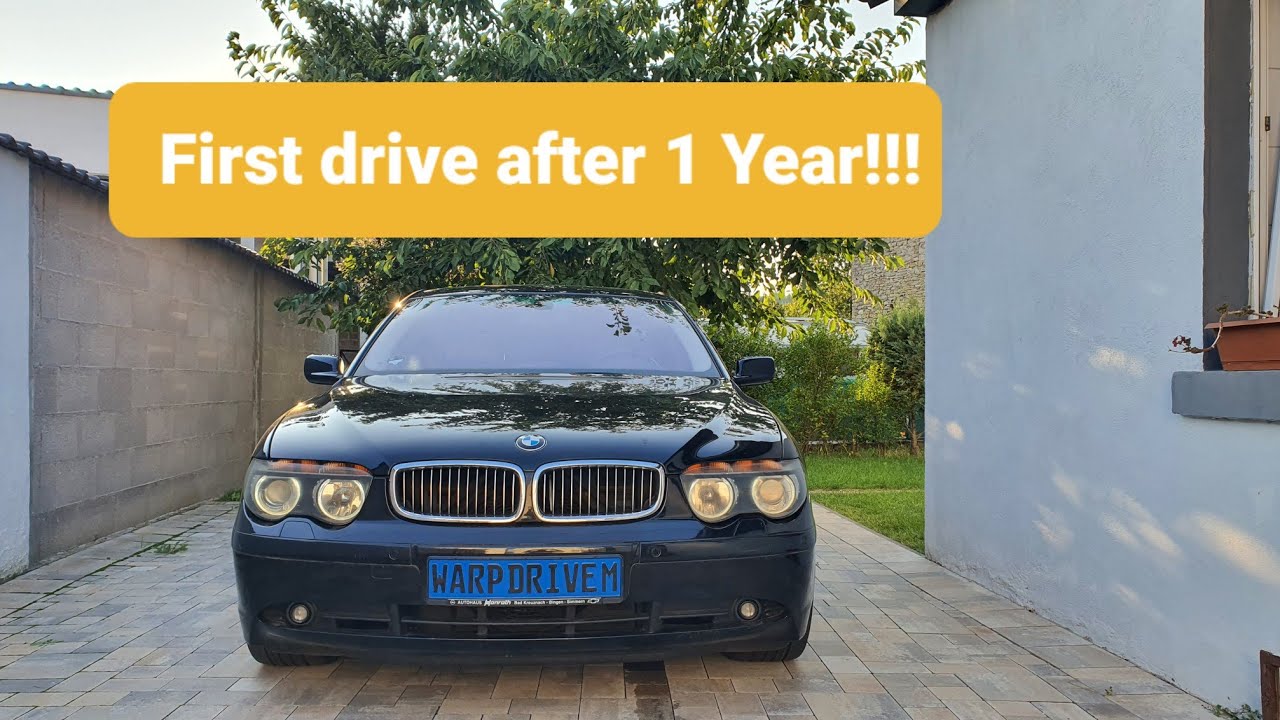 The 7 series is fixed! First drive in one year! Bmw E65/E66