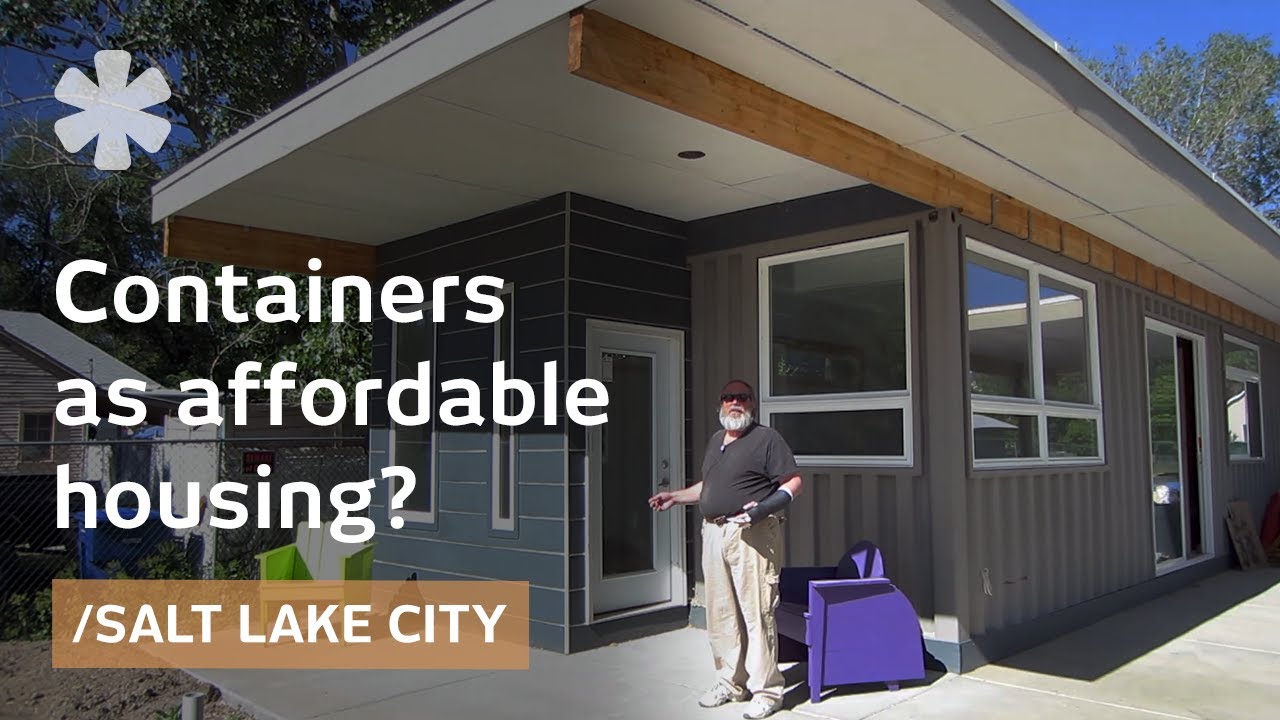 Shipping containers recycled into affordable, accessible Utah home
