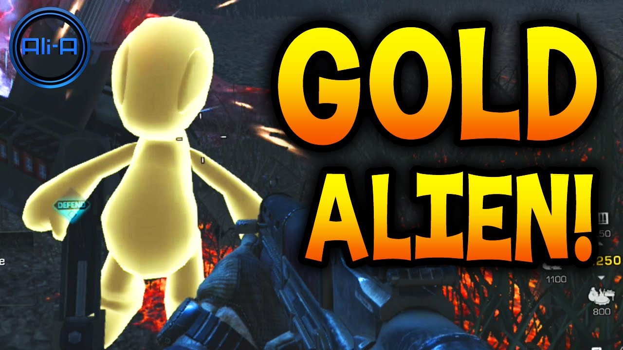 EXTINCTION EASTER EGG! - Call of Duty Ghosts SECRET! - GOLD ALIEN! - (COD Ghost Gameplay)
