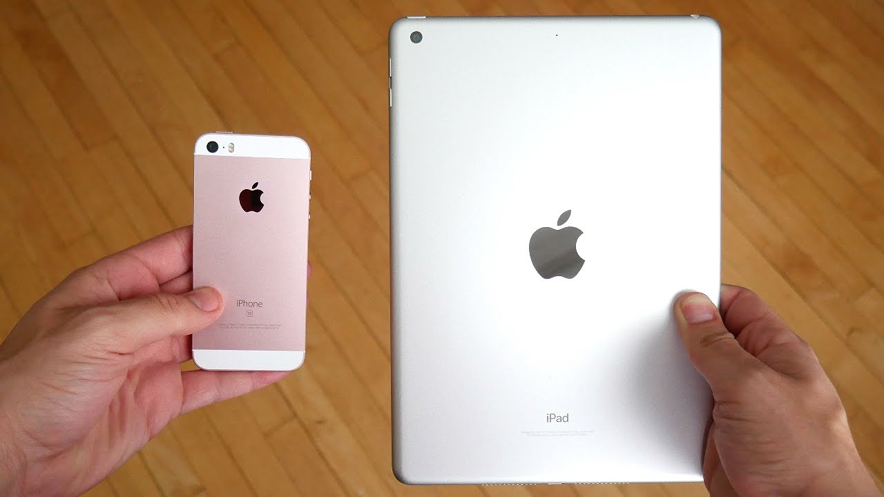 iPhone SE vs 2017 iPad!