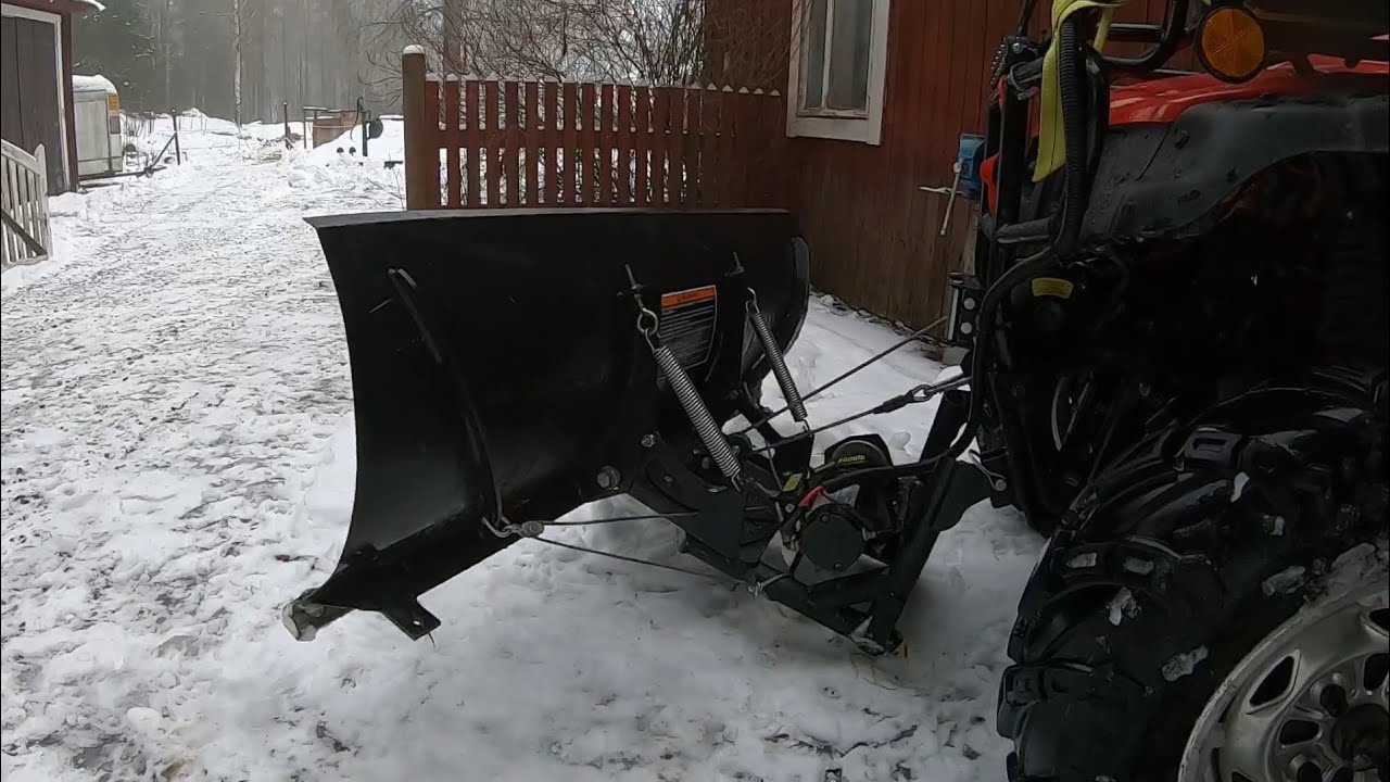 Building and testing version 2 of the power angled ATV snow plow