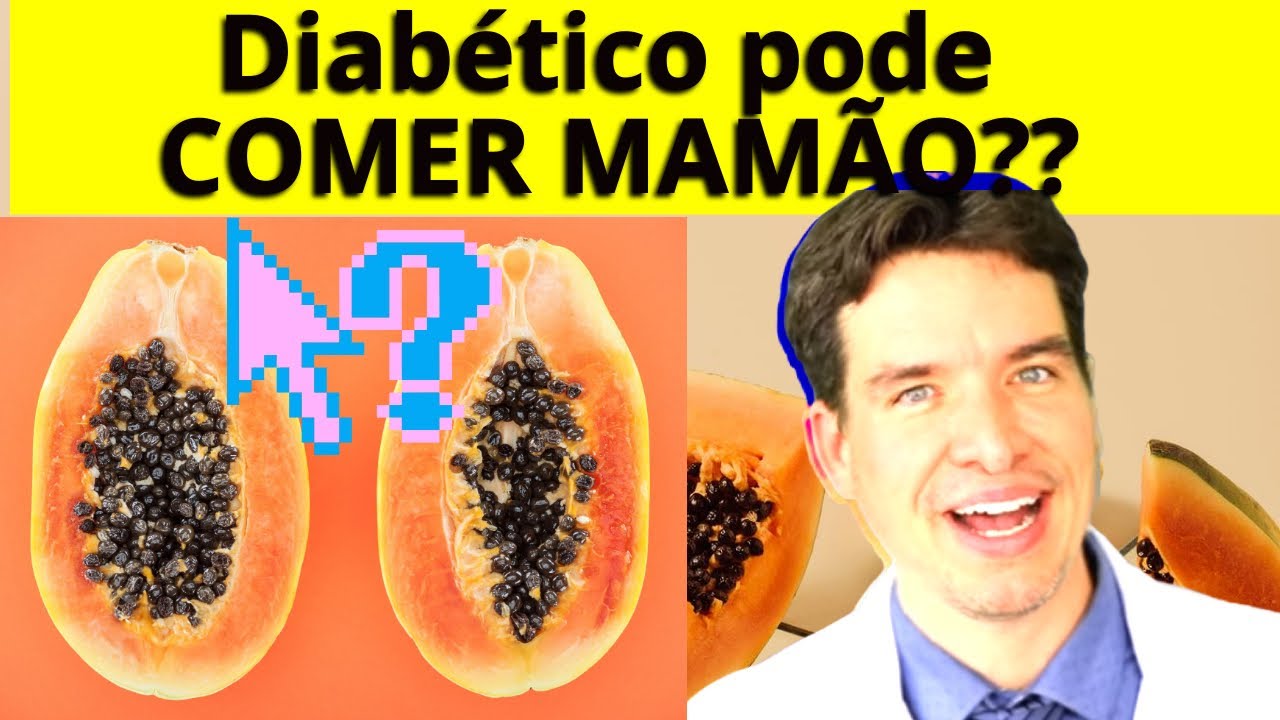 DIAB&Eacute;TICO PODE COMER MAM&Atilde;O? (frutas para diabetes) #SHORTS