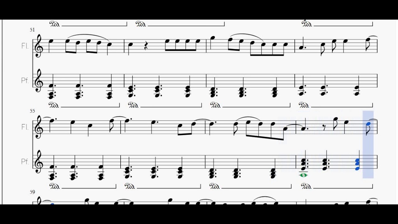 All of Me, di John Legend | Spartito gratis per flauto e pianoforte