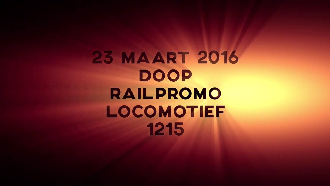 Impressie doop Railpromo locomotief 1215 - 23 maart 2016