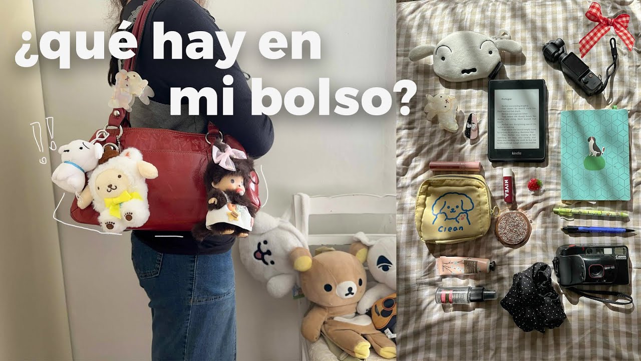 ¿Qué hay en mi bolso? 👜 llaveros, kindle, mis imprescindibles 📚