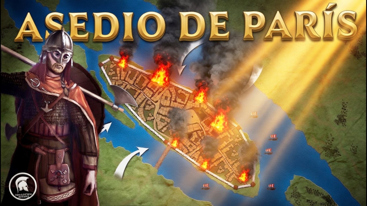 Asedio y destrucción de Paris por Ragnar Lodbrok (845)