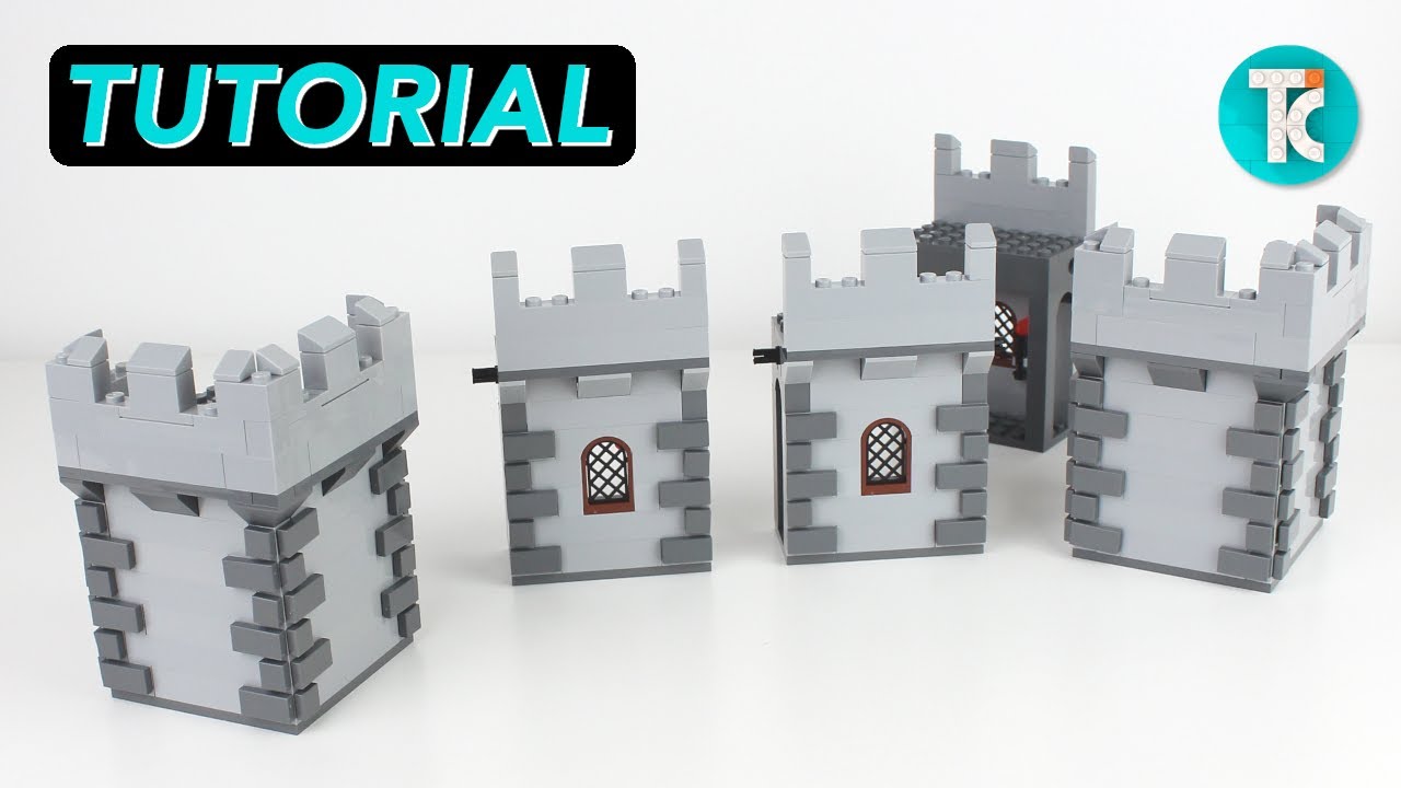 LEGO Castle Wall Corner (PART 2 Tutorial)