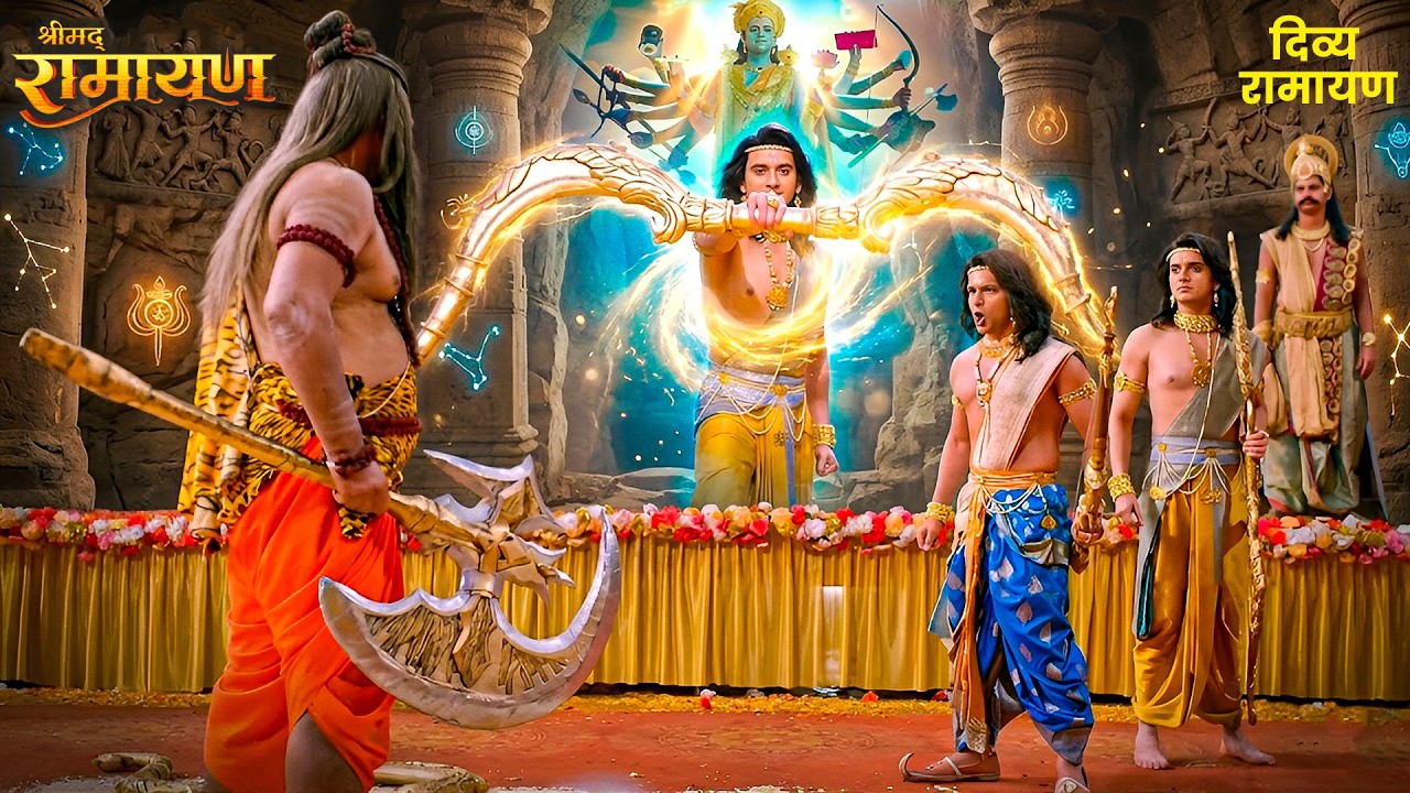 #ramayan | सीता स्वयंवर - शिव् धनुष टूटने पर परशुराम हुए क्रोधित | Shrimad Ramayan #sitaswayamvar