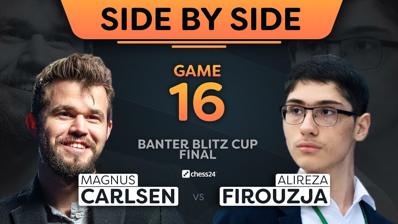 Carlsen vs. Firouzja, Game 16/16 - “Yeah, this is absolutely game over!” | SIDE BY SIDE