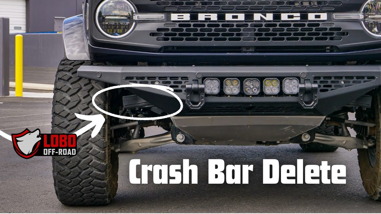 Fixing The Biggest Flaw On The Bronco || Lobo Off-road Crash Bar Erase & Brace Kit