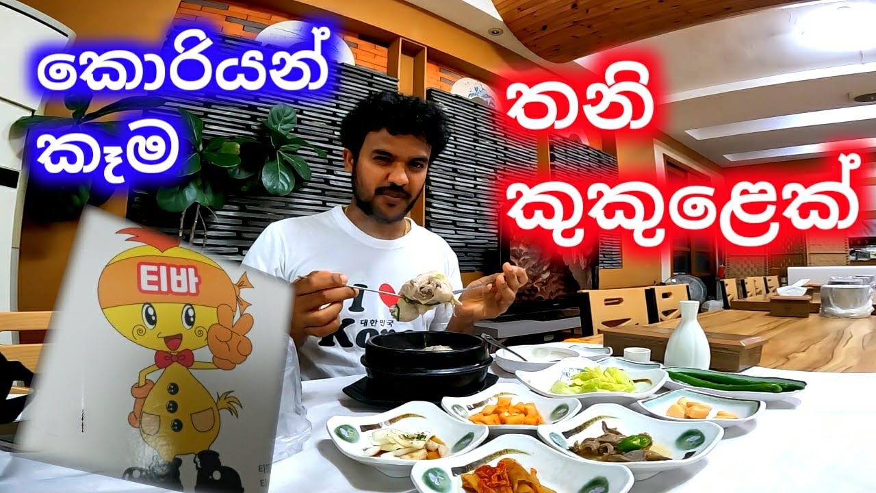 කොරියාවේදි කුකුළෙක් තනියම.
