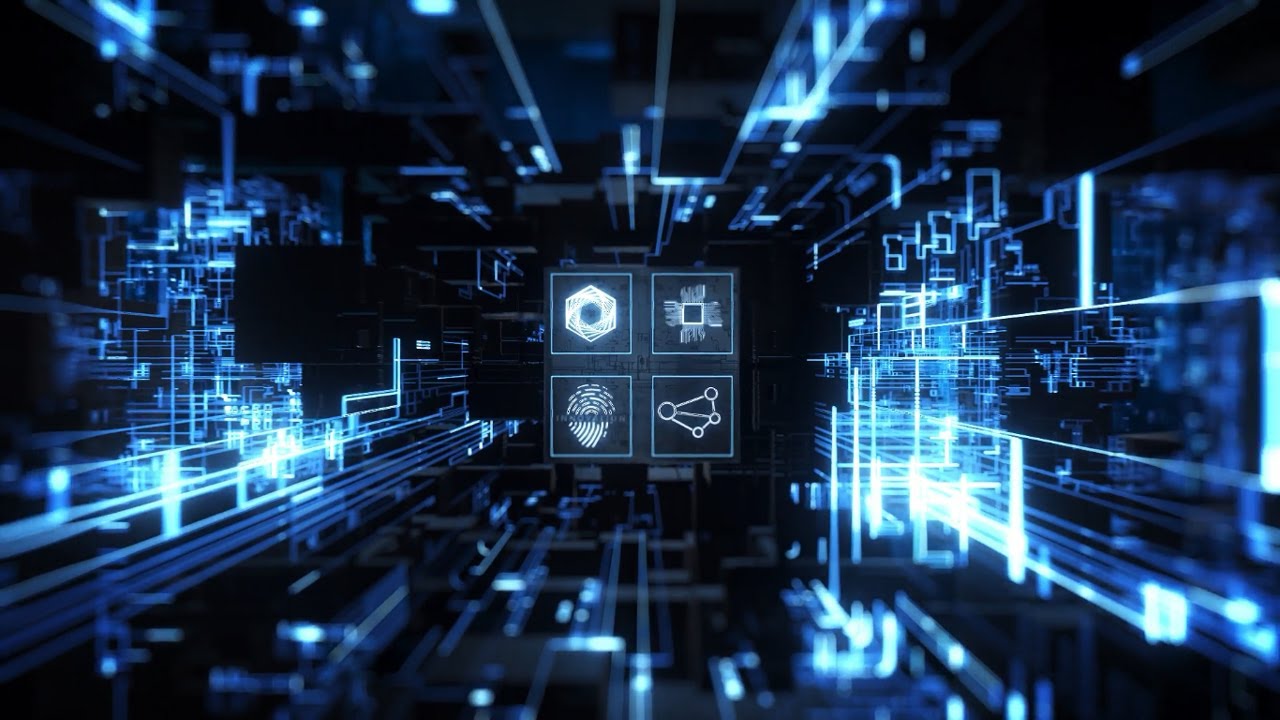 3D Animation of Computer Network - After Effects Template