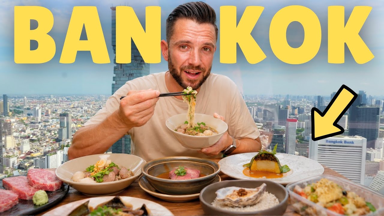 24 часа еды в деловом центре Бангкока 🇹🇭 От уличной лапши до тайской кухни со звездой Мишлен