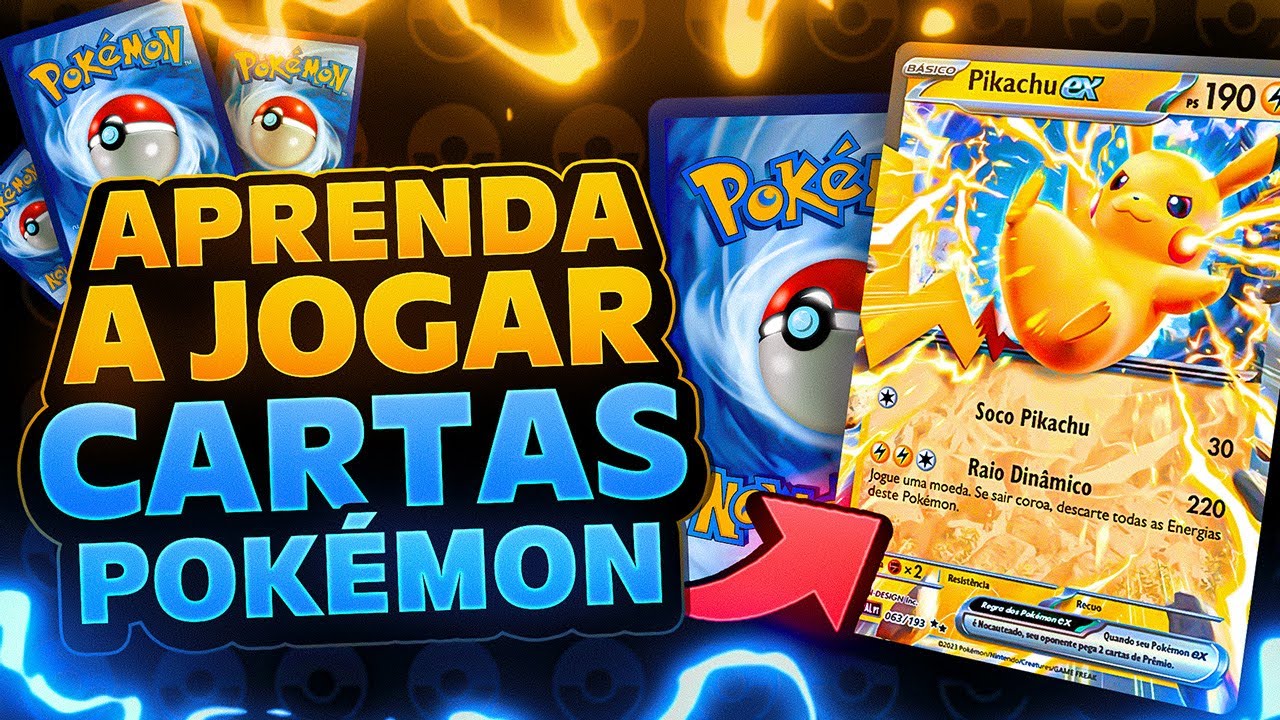 APRENDA a JOGAR CARTAS POK&Eacute;MON - Guia Definitivo