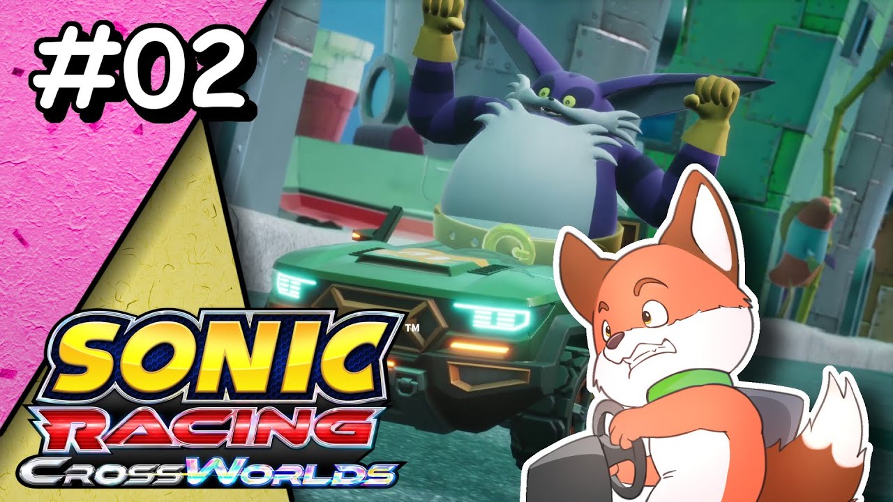 Three Furries Play Sonic Racing - SpongeBob SquarePants Festival - Part 2