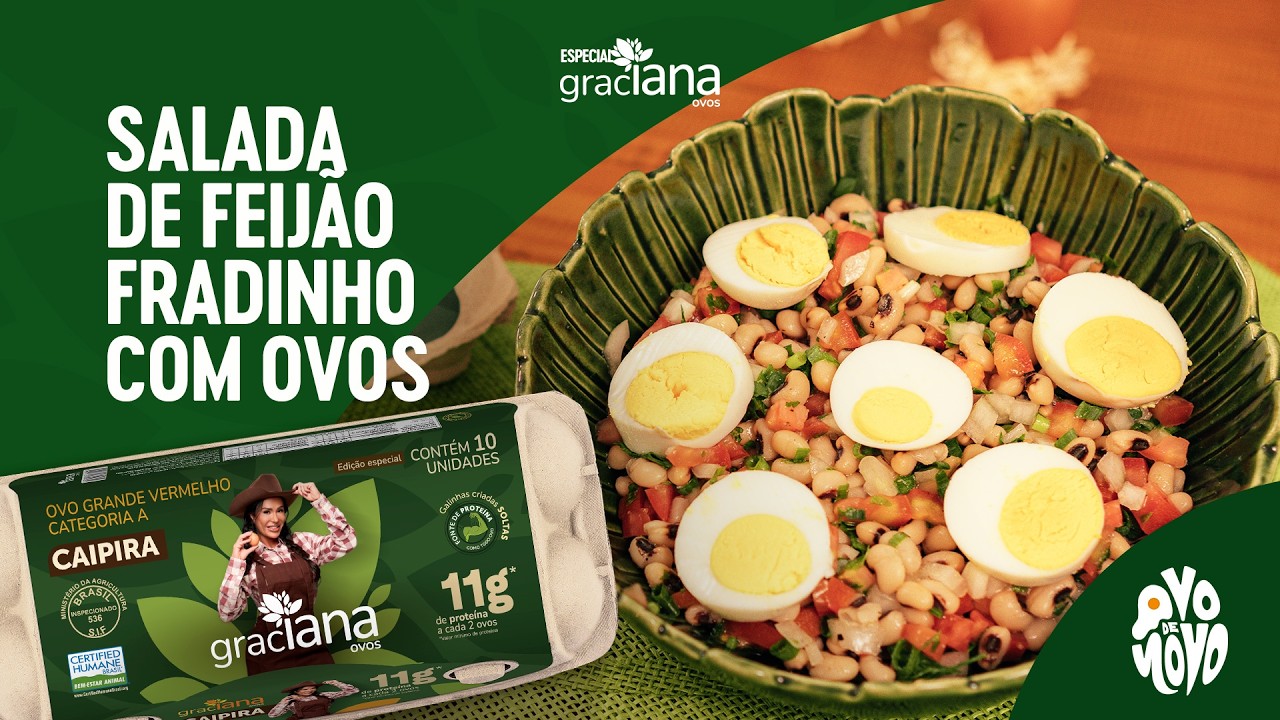 Salada de Feijão-Fradinho com Ovos da Gra  🥗