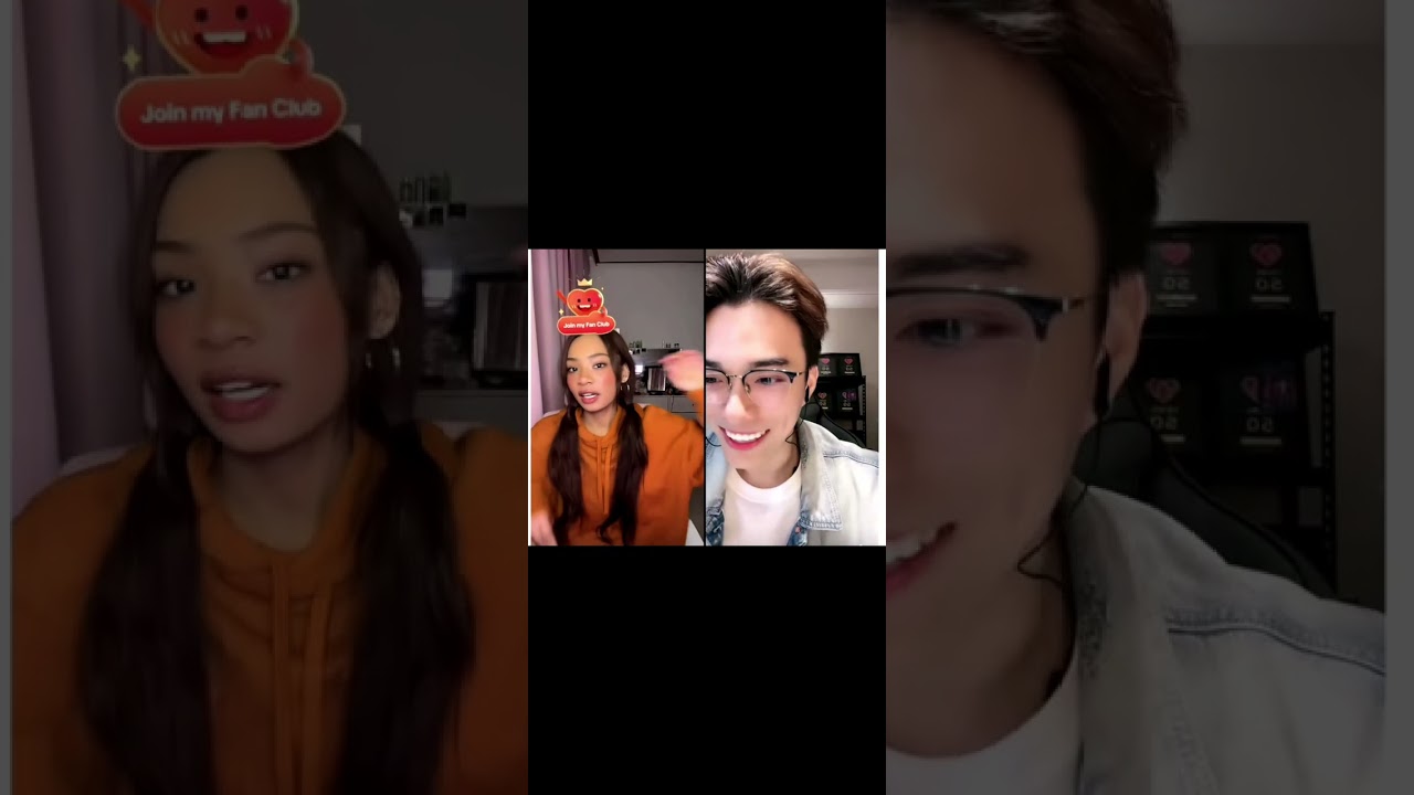 Queenie and Sean match 😊..he did aegyo with updated version 🥹🤭.so cute 