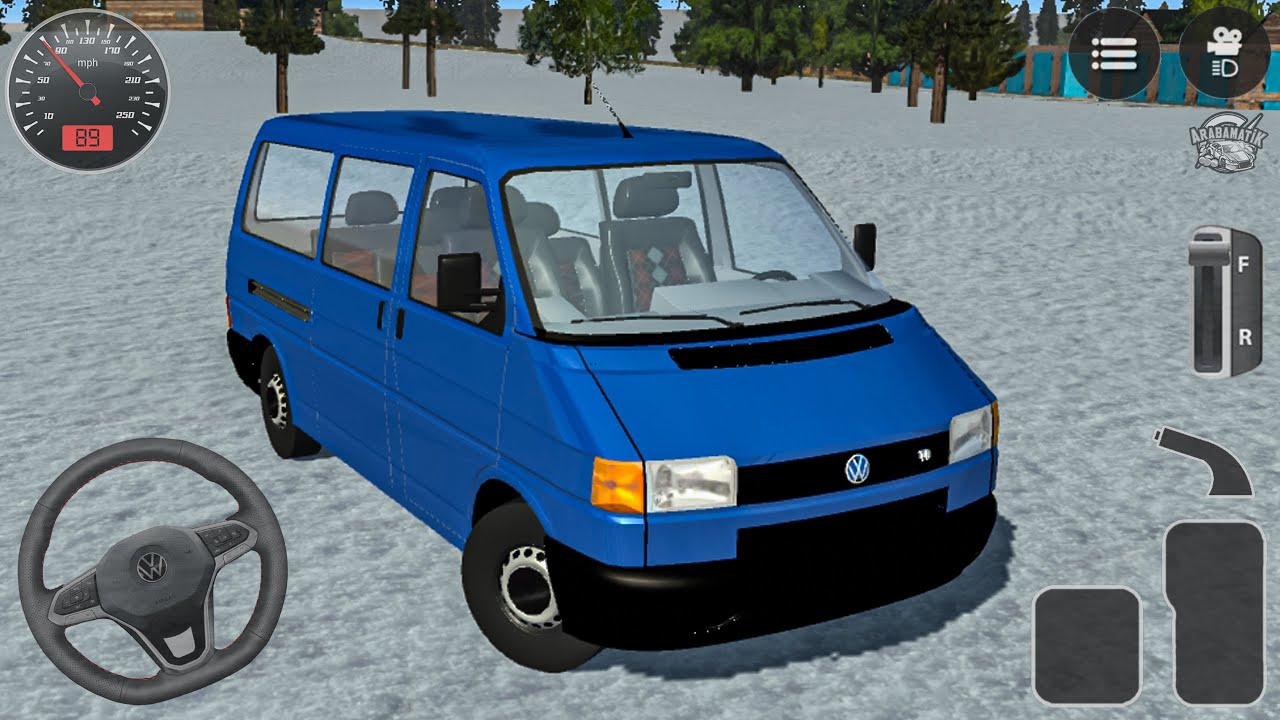 Volkswagen Transporter Minibüs Sürüş Oyunu - Simple Car Crash Physics Sim #2 - Android GamePlay