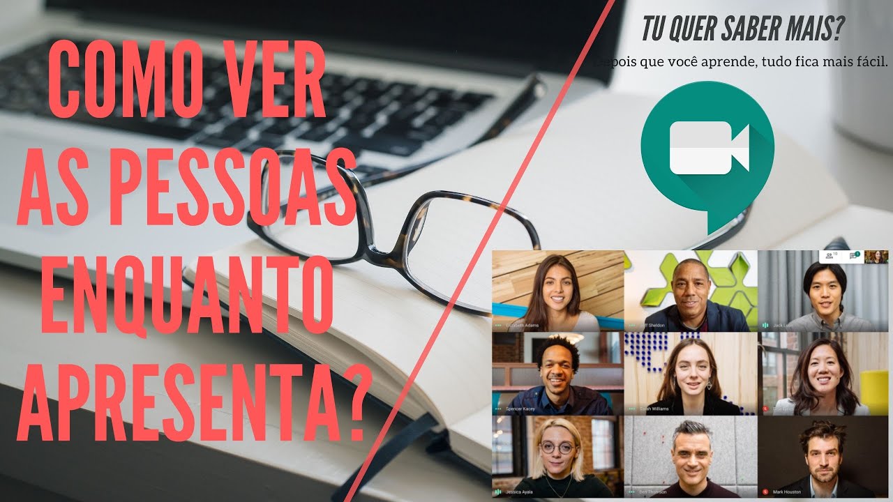 Dividir a tela - Como ver as pessoas enquanto Apresenta no Google Meet ?
