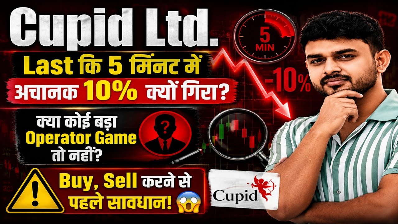Cupid share latest news🔥 Why did Cupid fall suddenly? | Cupid share news | Cupid share price target