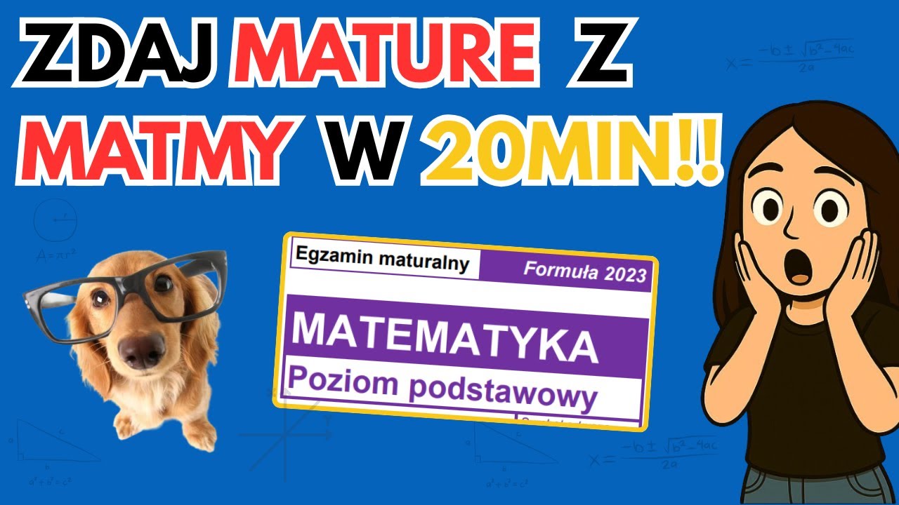 MATURA z MATEMATYKI w 20 MINUT?! 🤯 | Matura-Matematyka-Maj-2024