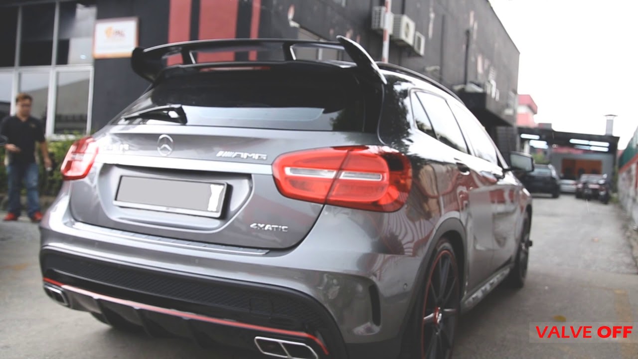 Mercedes Benz GLA 45 AMG with IPE Exhaust System