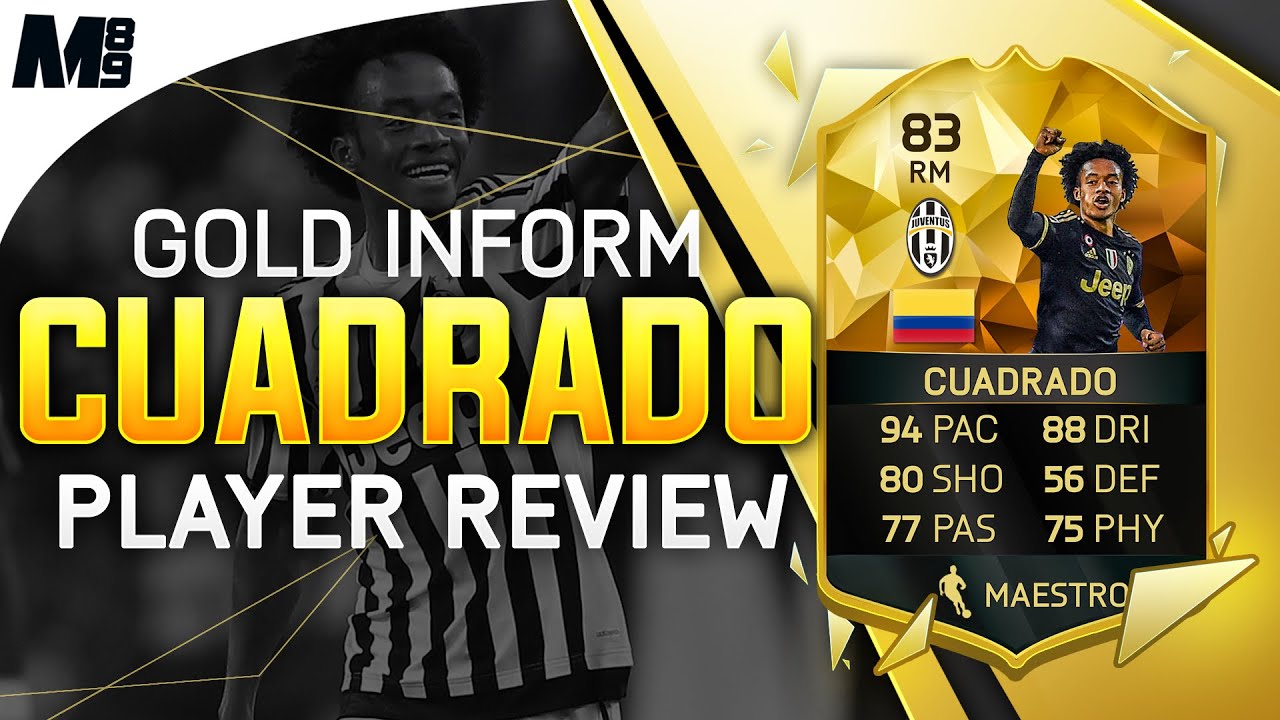FIFA 16 IF CUADRADO REVIEW (83) FIFA 16 Ultimate Team Player Review + In Game Stats