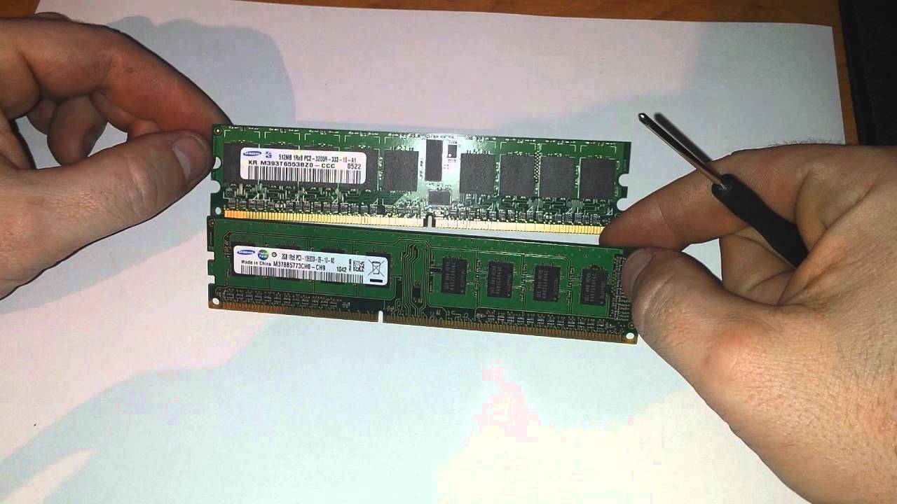 Jak odr&oacute;żnić ddr2 od ddr3?? / how to know the memory chips