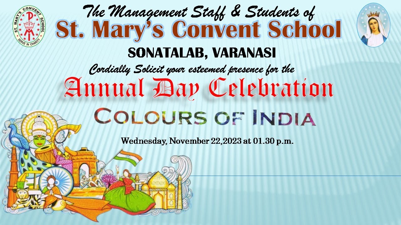 ST. MARY'S CONVENT SCHOOL, SONATALAB, VARANASI || ANNUAL DAY CELEBRATION 2023 || 22.11.2023
