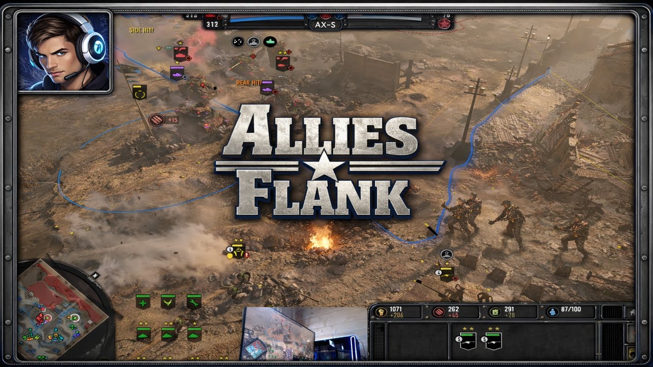 CoH3 - Massive Allies Counter Attack | 4 vs 4 | Oliveto Citra