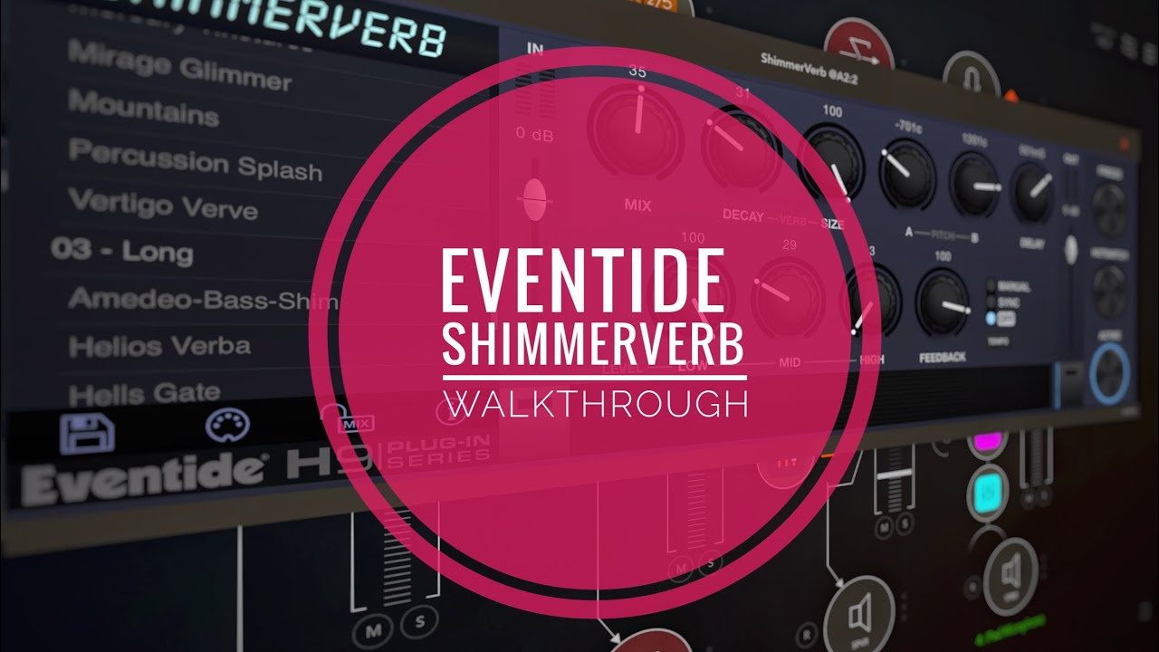 Hear Eventide ShimmerVerb full walkthrough on guitar and piano (iOS/Desktop)